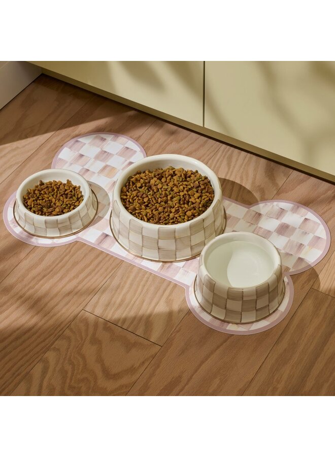 Mocha Check Pup Placemat