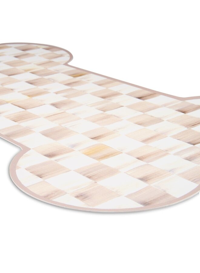 Mocha Check Pup Placemat
