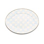 Sky Check Medium Oval Platter