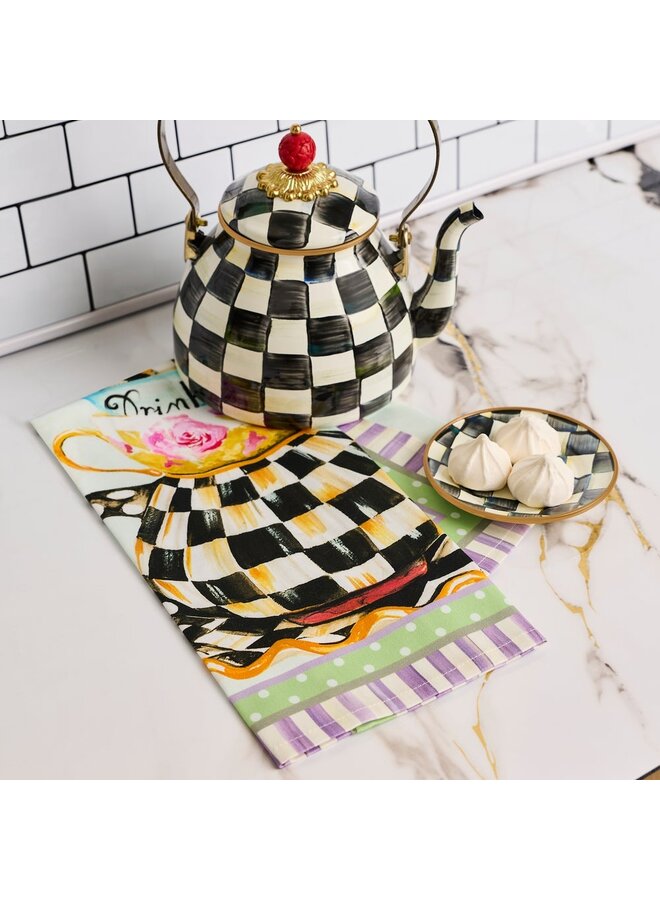 Spill the Tea Printed Dish Towel