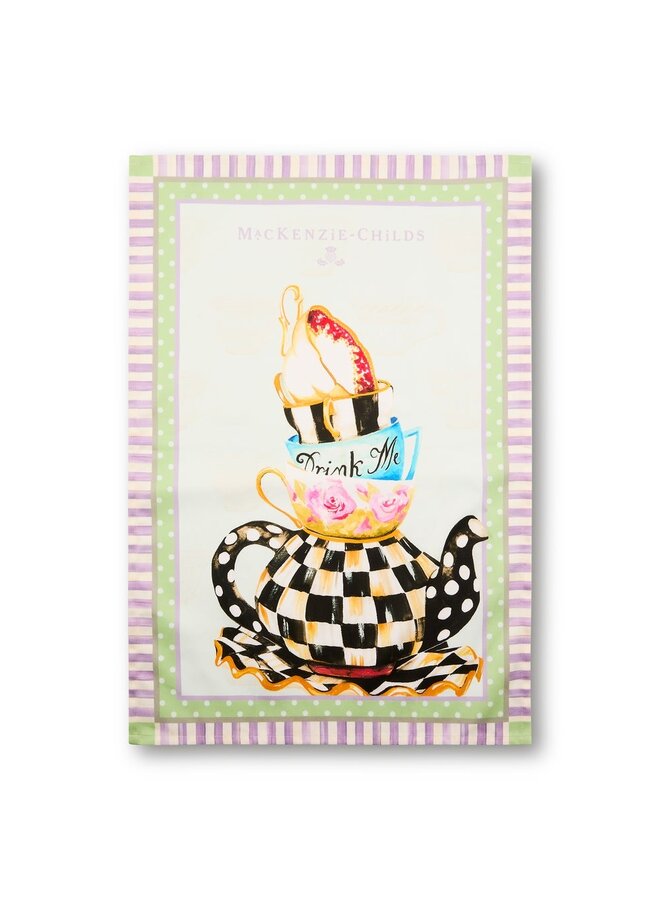 Spill the Tea Printed Dish Towel