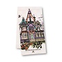 Haunted House Printed Dish Towel