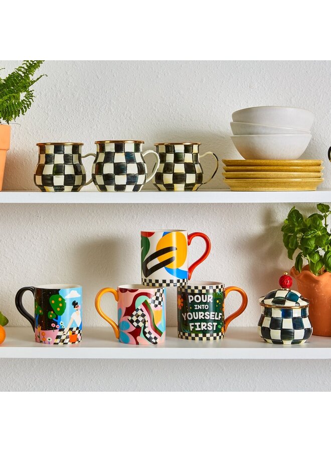 Courtly Check Mug