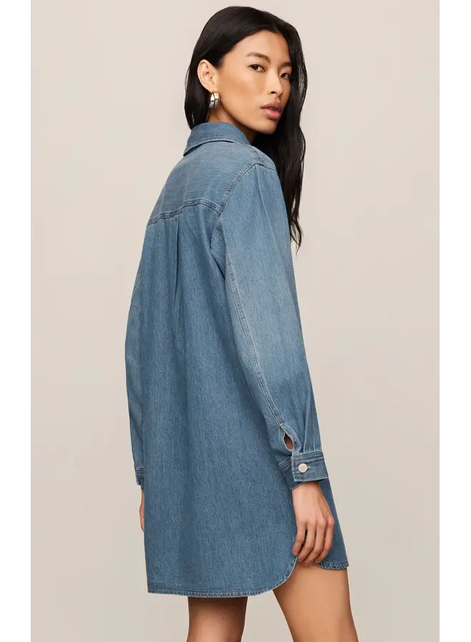 Lucie Denim Shirt Dress - Dreamstate