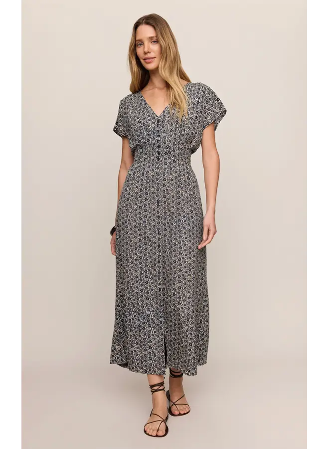 Sanna Iris Floral Midi Dress