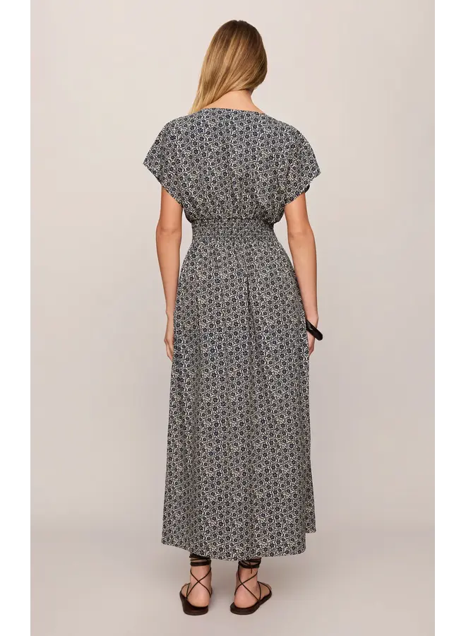 Sanna Iris Floral Midi Dress