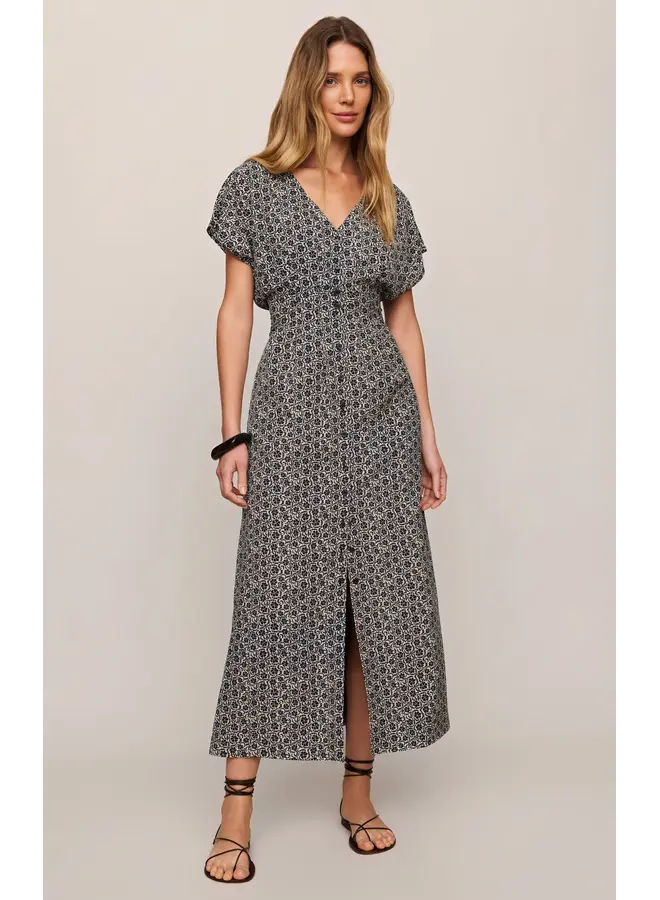 Sanna Iris Floral Midi Dress