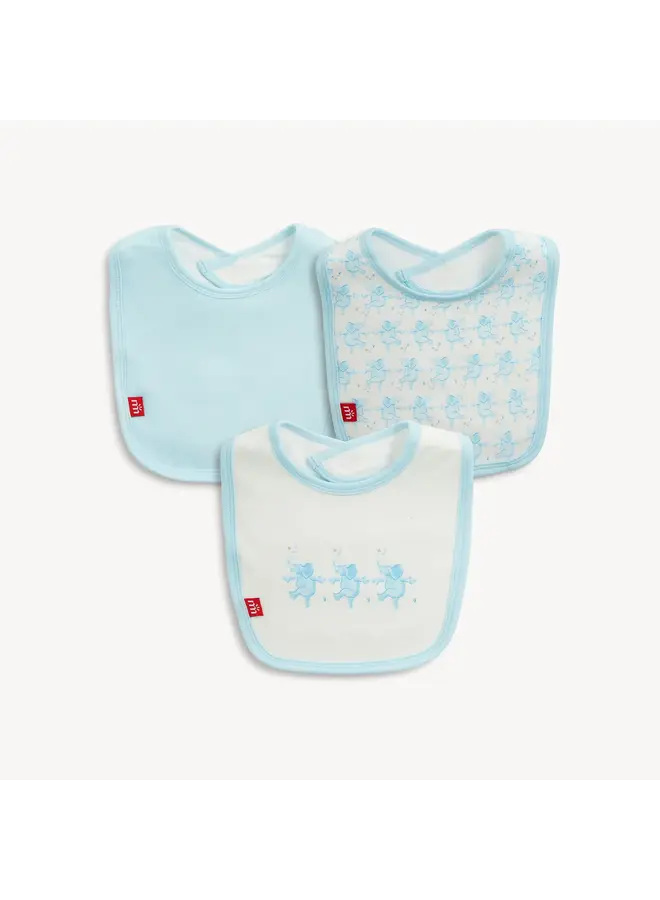 TRUNKETTES BLUE MODAL BIB 3-PACK