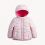 PINK STARS PUFFER JACKET