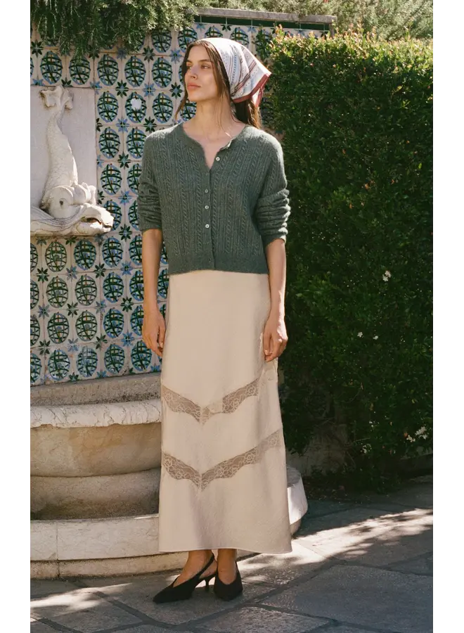 Medina Pointelle Cardigan -