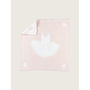 Scalloped Receiving Blanket- Pink