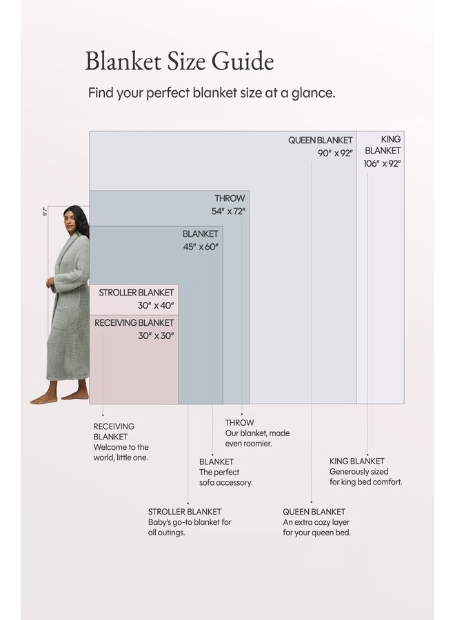 CozyChic® Stroller Blanket (30"x40") - Oyster