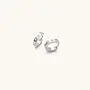 Mini Corinne Huggies- Silver