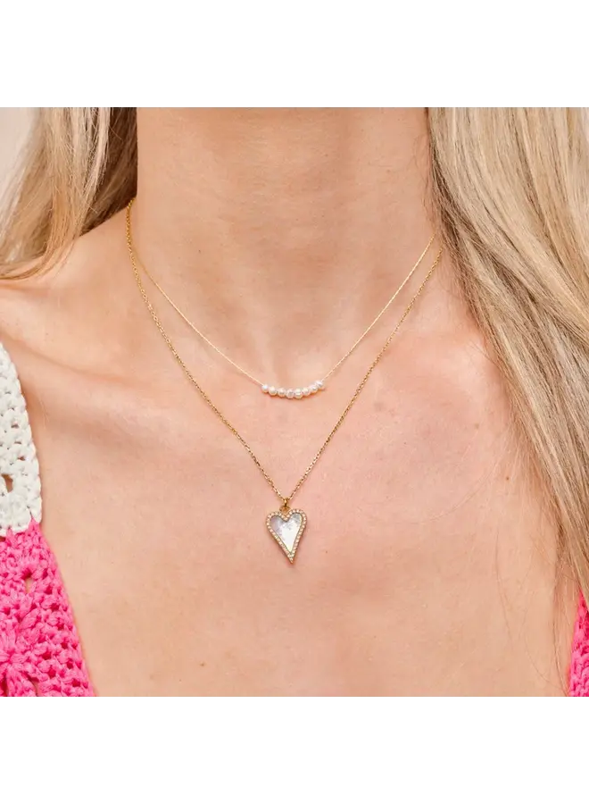 Nina Dainty Pearl Necklace