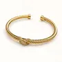 Criss Cross Bangle-Gold