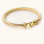 Arria Gold Latch Bangle