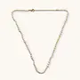 Gabby White Bead and Pearl Necklace