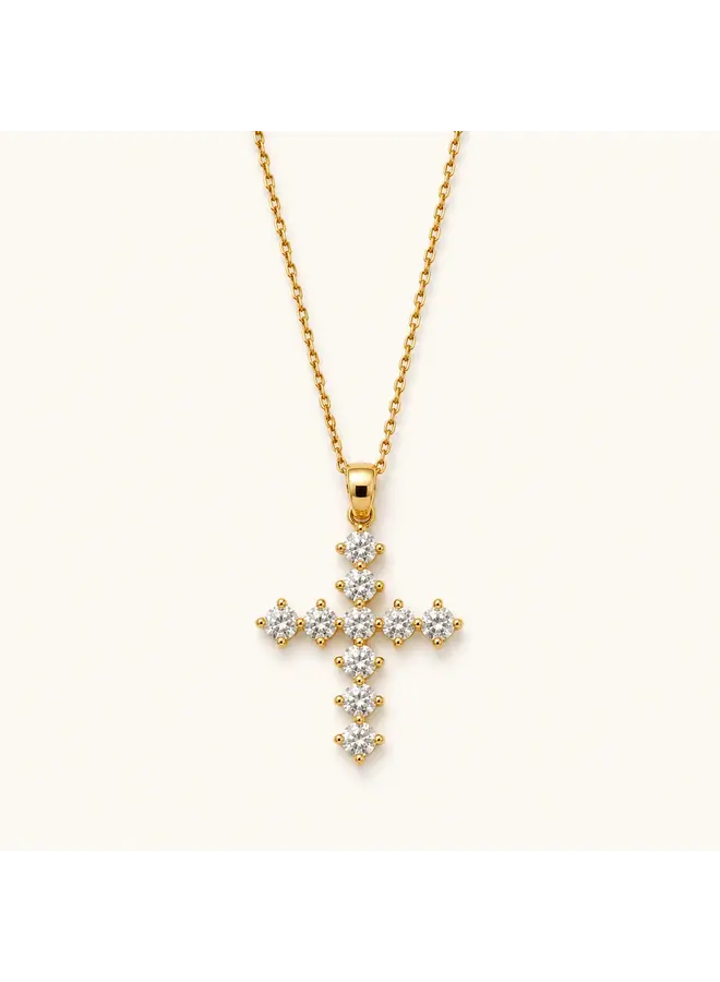 Grace Diamond Cross Necklace