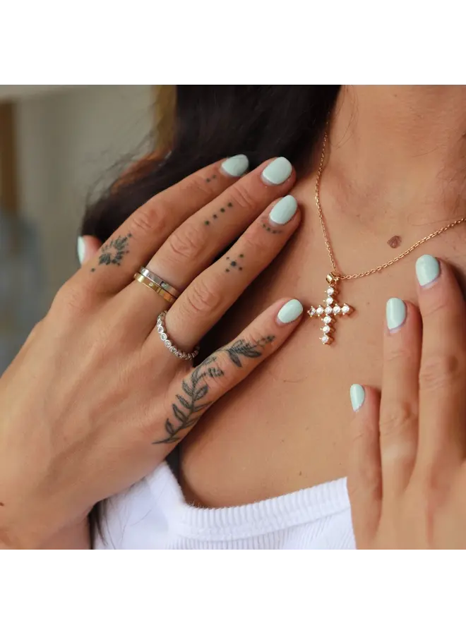 Grace Diamond Cross Necklace