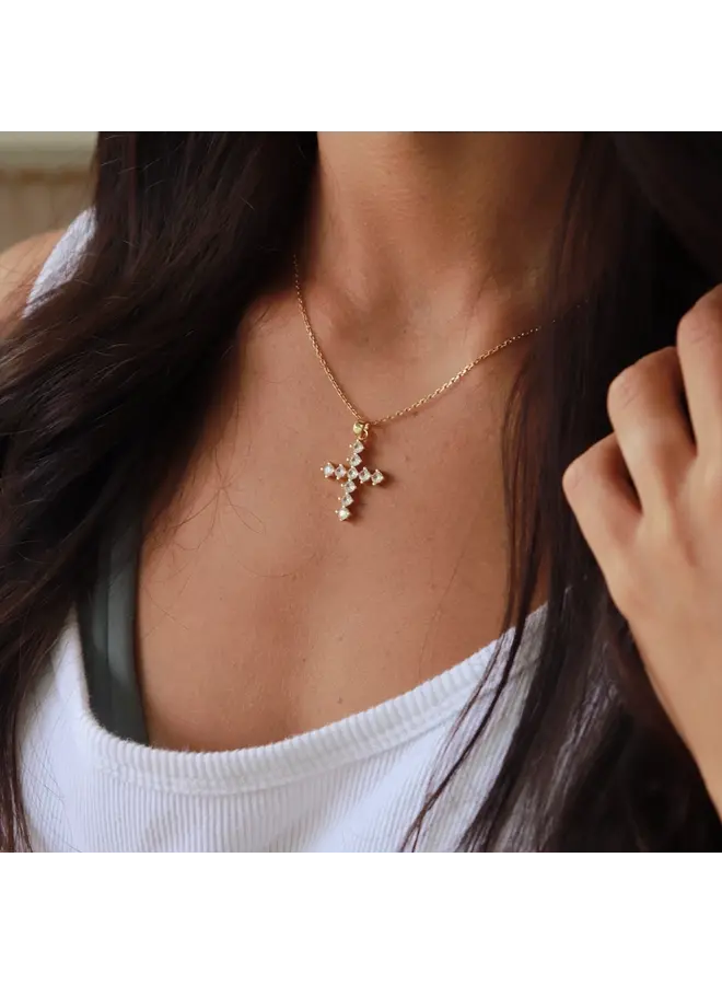 Grace Diamond Cross Necklace