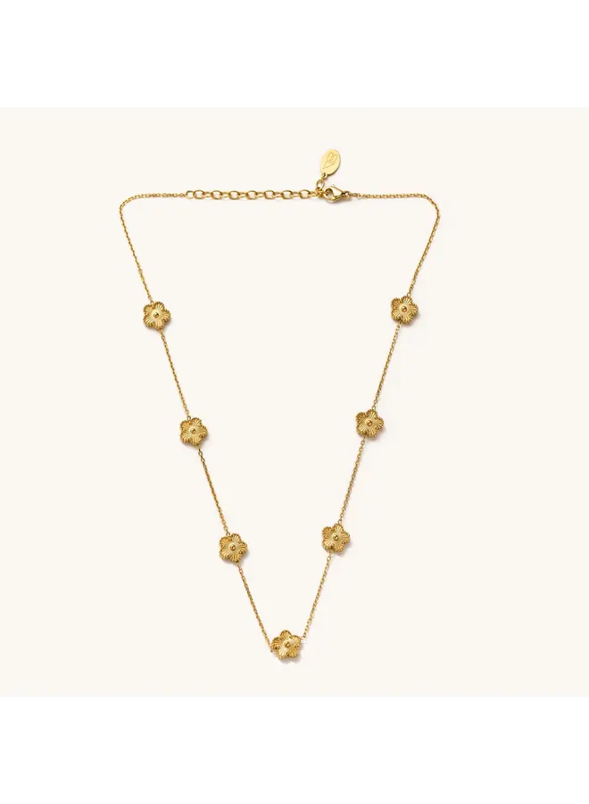 Mini Gold Flora Necklace