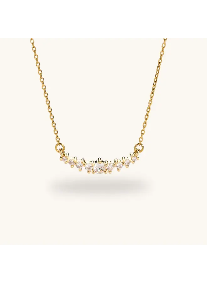 Tully Crystal Bar Necklace