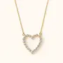 Elizabeth Crystal Heart Necklace