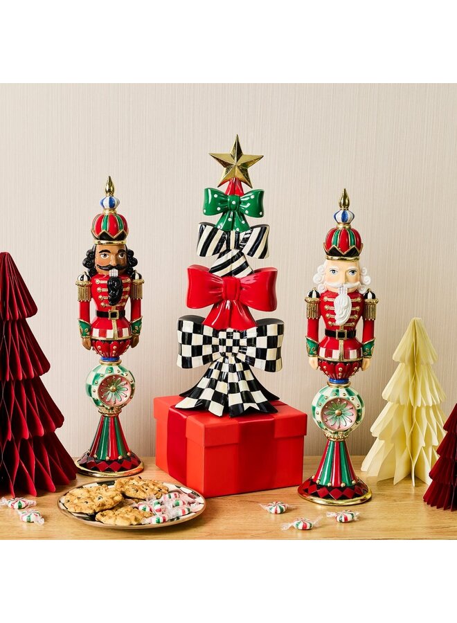 Holiday Stacked Bow Tree