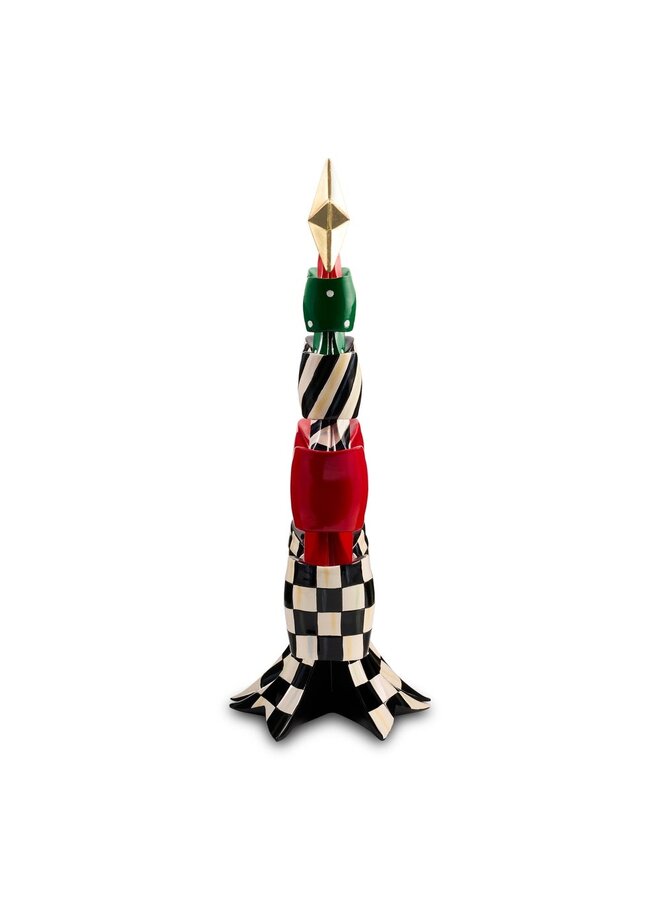 Holiday Stacked Bow Tree