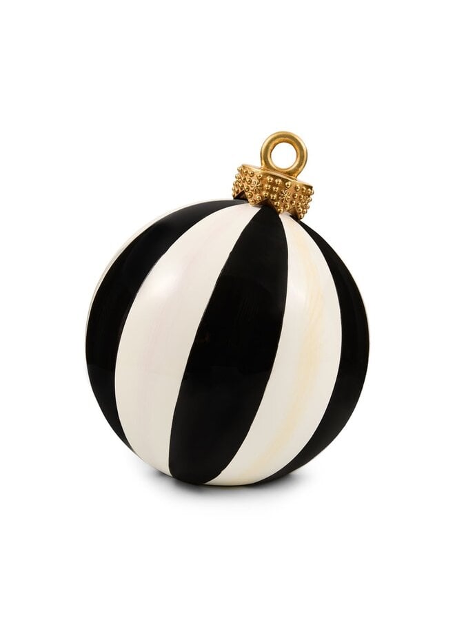 Courtly Stripe Medium Tabletop Ornament