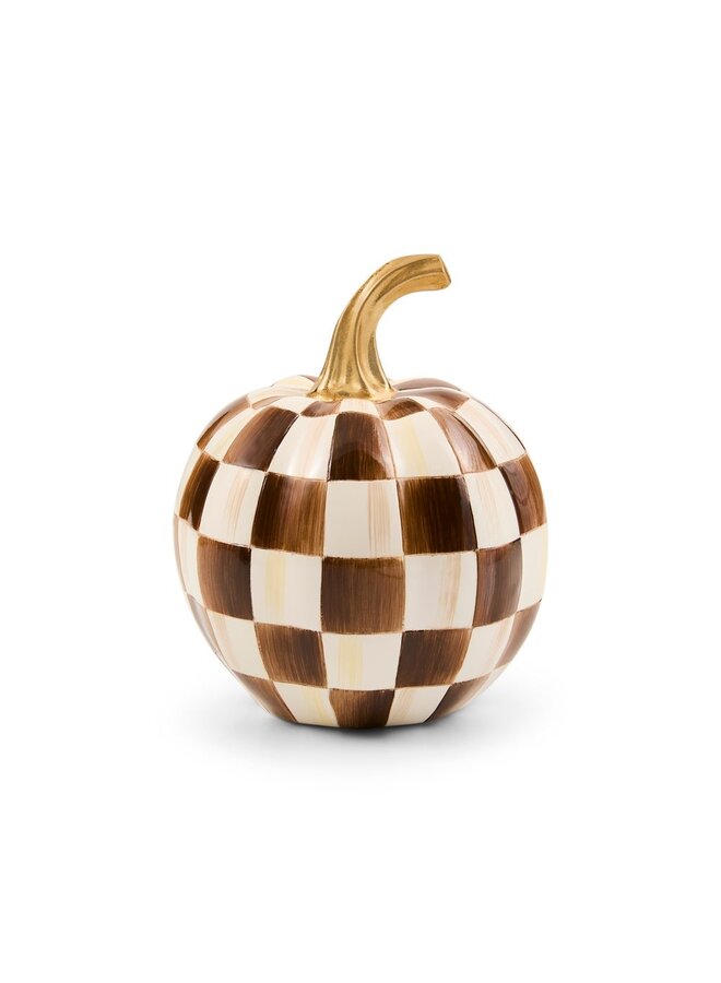 Chocolate Check Mini Pumpkin