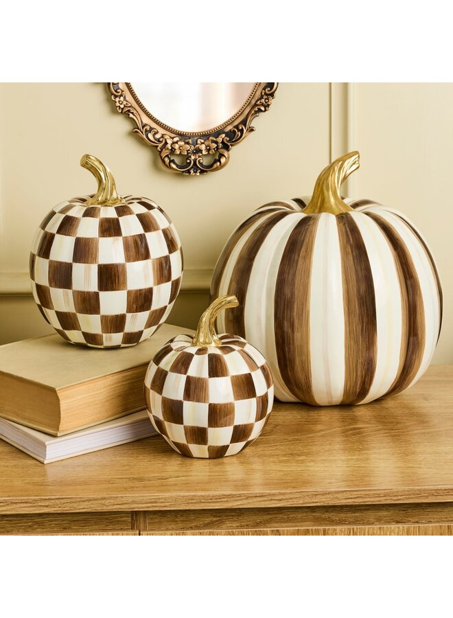 Chocolate Check Mini Pumpkin