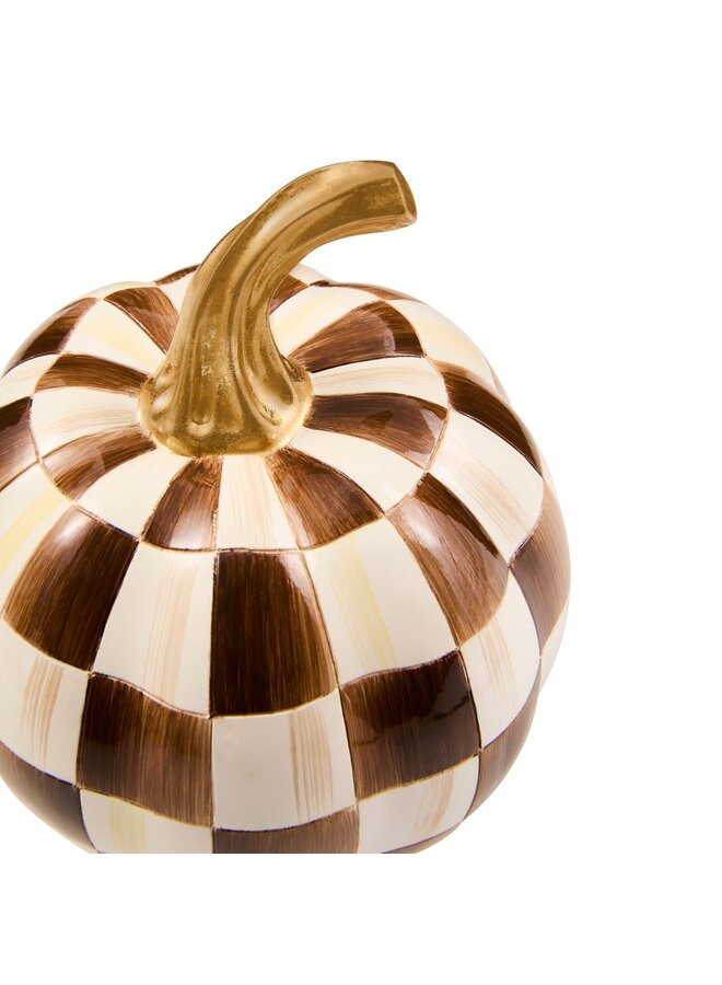 Chocolate Check Mini Pumpkin
