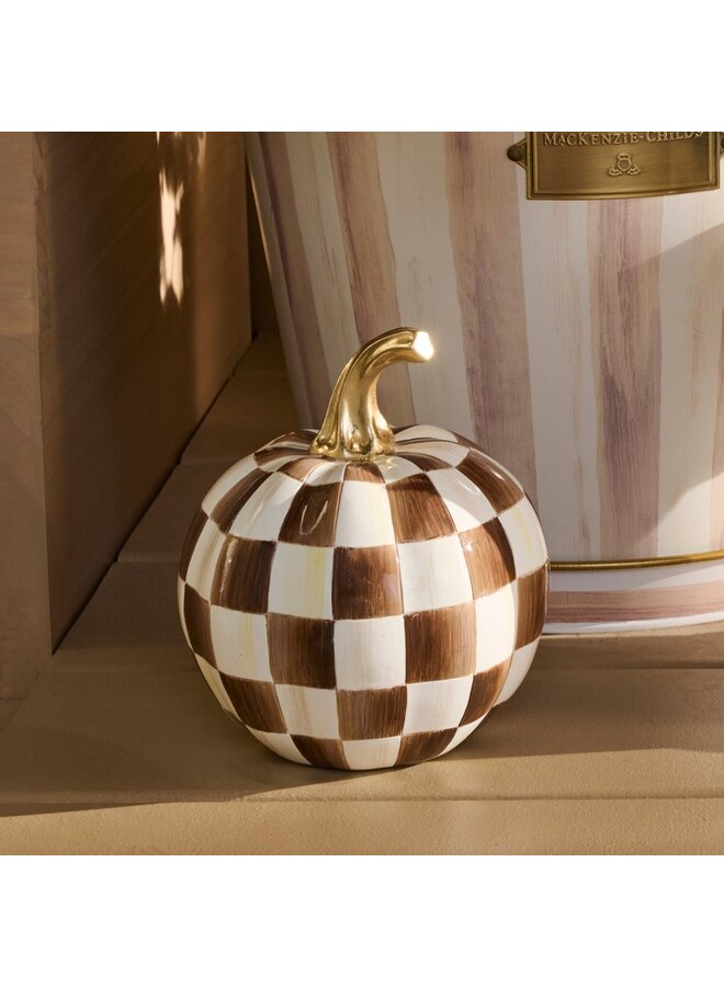 Chocolate Check Mini Pumpkin