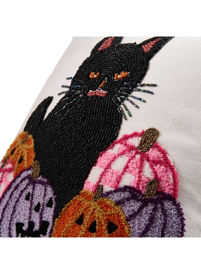 Hocus Pocus Cat Throw Pillow