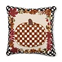 Check Pumpkin Throw Pillow