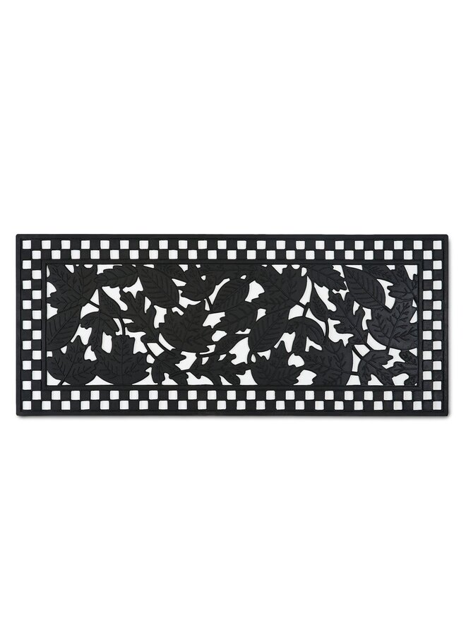 Autumn Leaves Rubber Double Door Entrance Mat