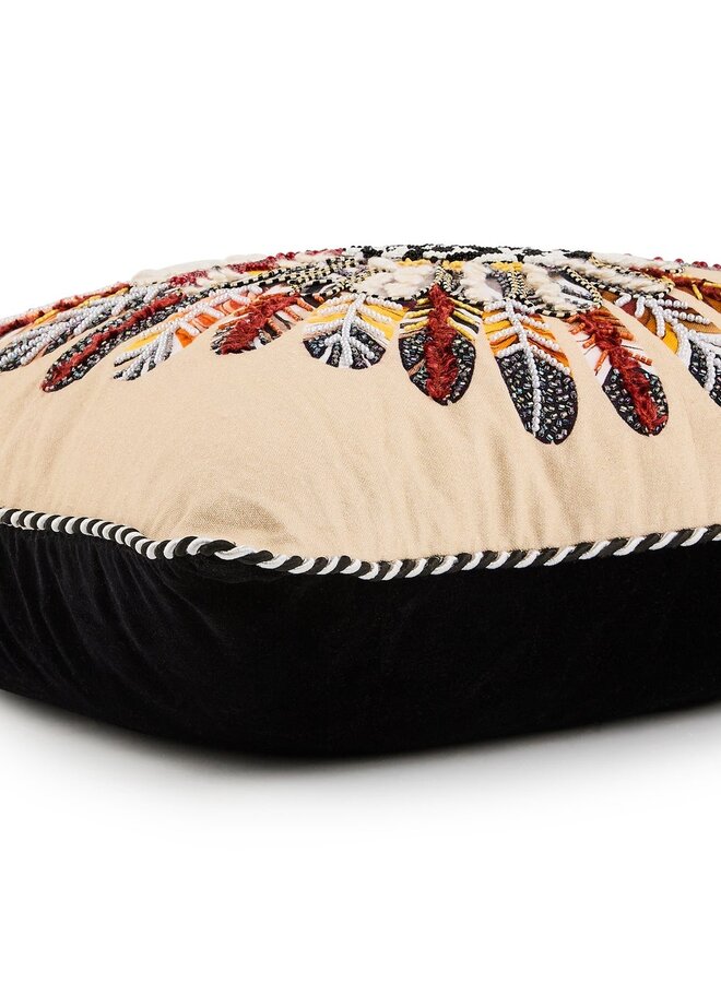 Checked Turkey Throw Pillow