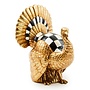 Courtly Check Mini Gold Turkey Figurine