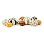 Autumnology Check & Stripe Pumpkin Cluster