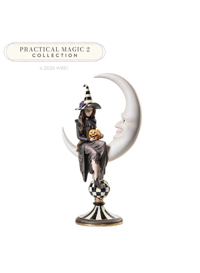 Spellbound Witch & Moon Figure