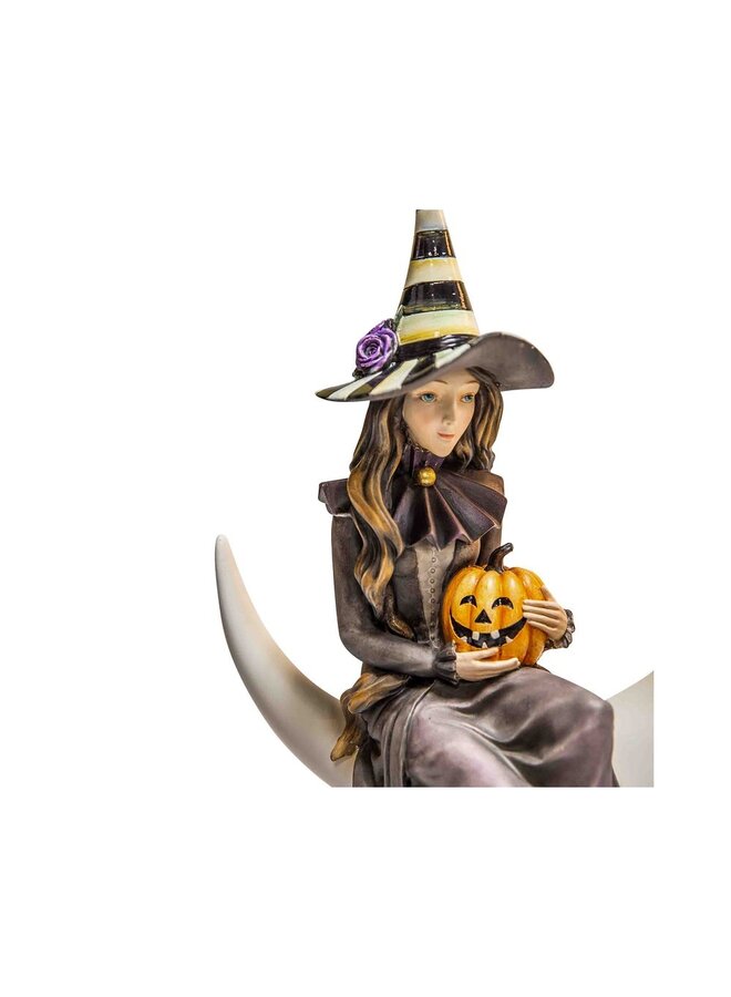 Spellbound Witch & Moon Figure