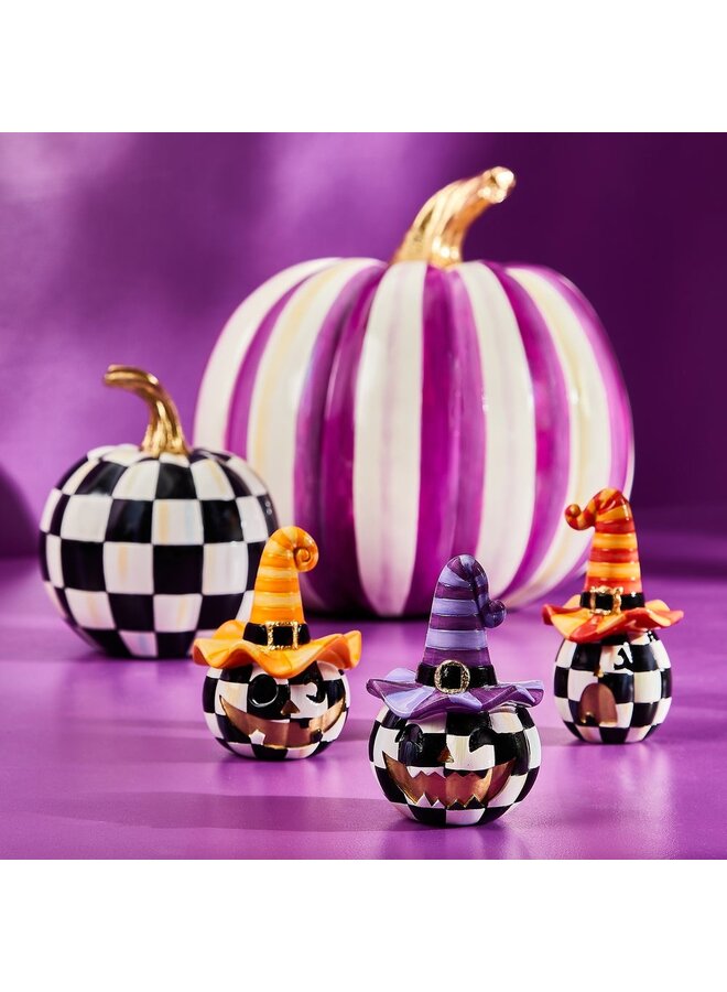 Mini Happy Jack Pumpkins, Set of 3