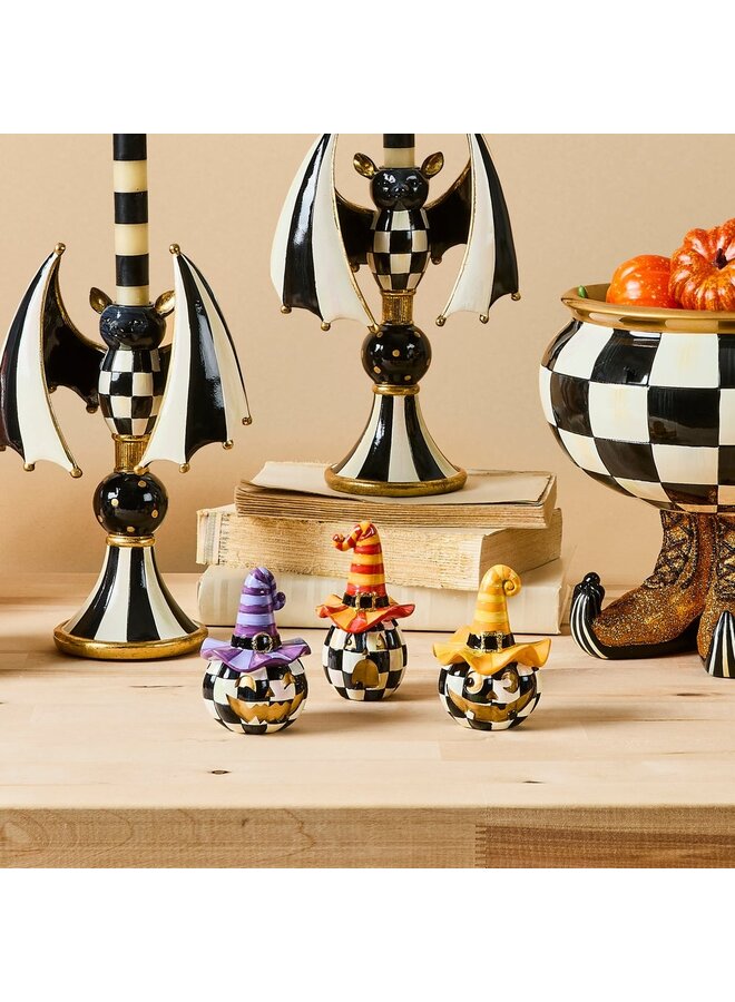Mini Happy Jack Pumpkins, Set of 3