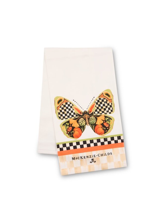 Harvest Moth Printed Dish Towel