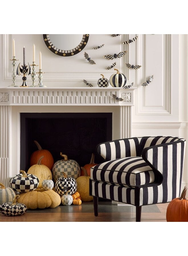 Courtly Check Glossy Mini Pumpkin