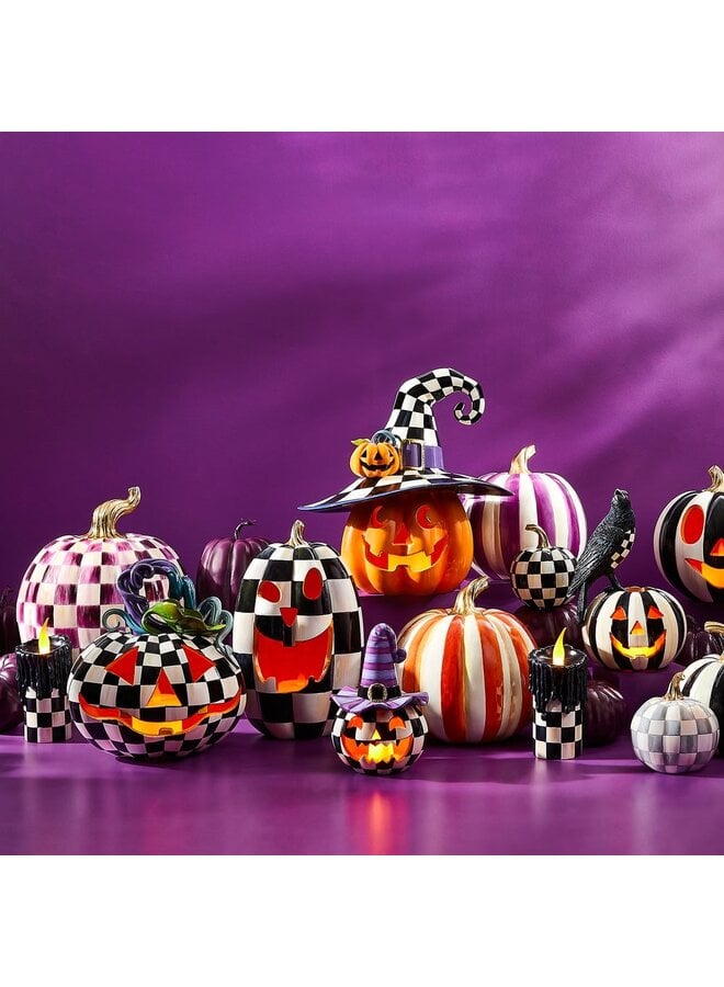Courtly Check Glossy Mini Pumpkin