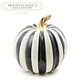 Courtly Stripe Glossy Medium Pumpkin