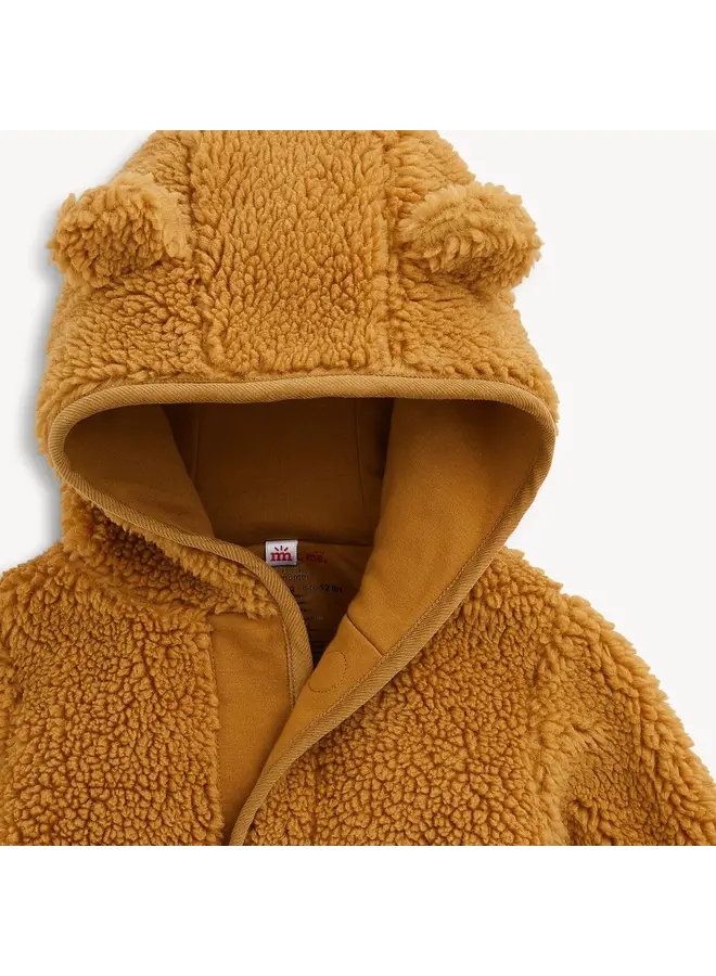 BROWN SHERPA BABY BEAR JACKET