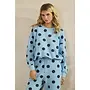 Polka Dot Crewneck Sweatshirt -
